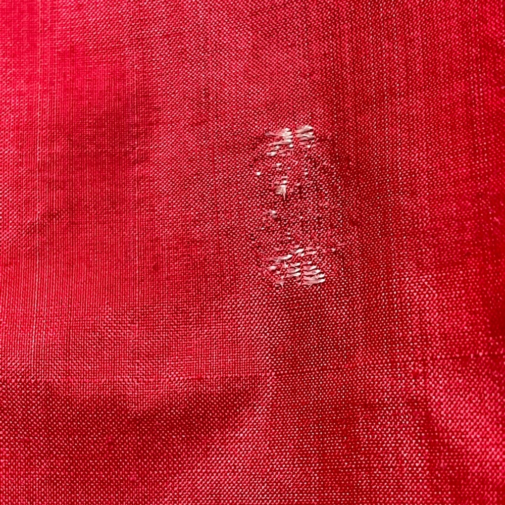 Bright red patterned scarf free in bundle - Picture 2 of 7